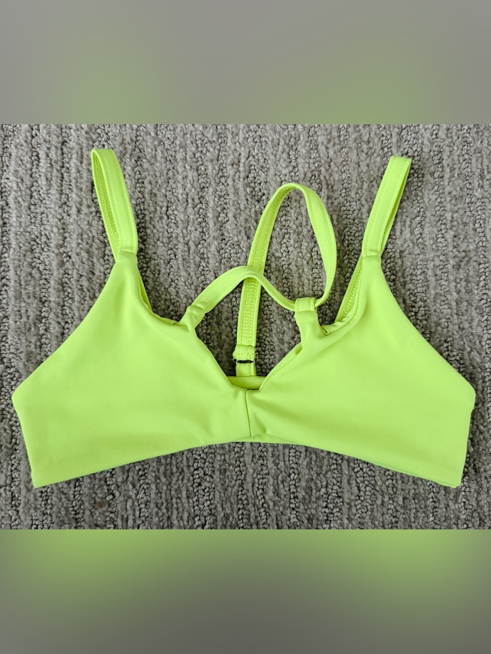 Five The Label- Neon Green Bralette with Racerback Straps